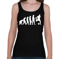 PRINTFASHION Foci Evolúció - Női atléta - Fekete