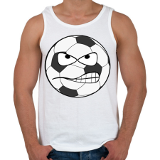 PRINTFASHION Foci - Férfi atléta - Fehér atléta, trikó