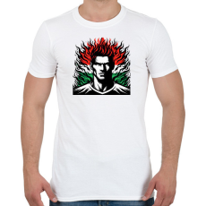 PRINTFASHION Foci - Férfi póló - Fehér