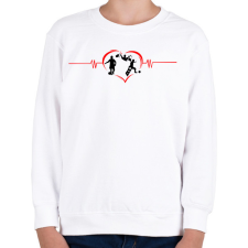 PRINTFASHION Foci - Gyerek pulóver - Fehér gyerek pulóver, kardigán