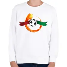 PRINTFASHION Foci - Gyerek pulóver - Fehér gyerek pulóver, kardigán