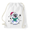 PRINTFASHION Foci hóember - Sportzsák, Tornazsák - Fehér