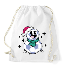 PRINTFASHION Foci hóember - Sportzsák, Tornazsák - Fehér tornazsák