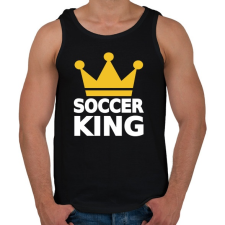 PRINTFASHION Foci király - Férfi atléta - Fekete atléta, trikó