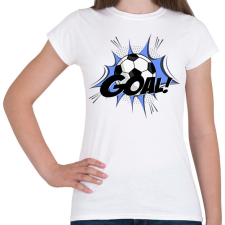 PRINTFASHION Foci - Női póló - Fehér női póló