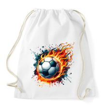 PRINTFASHION foci - Sportzsák, Tornazsák - Fehér tornazsák