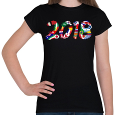 PRINTFASHION Foci VB 2018 - Női póló - Fekete