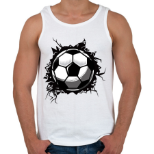 PRINTFASHION focilabda - Férfi atléta - Fehér atléta, trikó