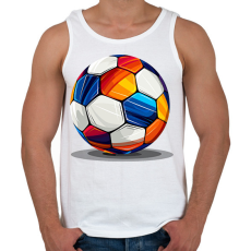 PRINTFASHION Focilabda - Férfi atléta - Fehér