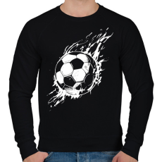 PRINTFASHION focilabda - Férfi pulóver - Fekete