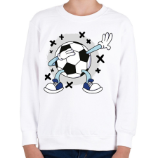 PRINTFASHION Focilabda - Gyerek pulóver - Fehér gyerek pulóver, kardigán