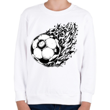 PRINTFASHION Focilabda  - Gyerek pulóver - Fehér gyerek pulóver, kardigán