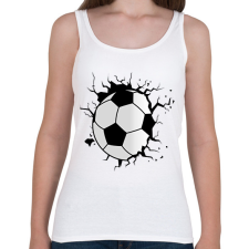 PRINTFASHION focilabda - Női atléta - Fehér női trikó