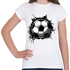 PRINTFASHION focilabda - Női póló - Fehér női póló