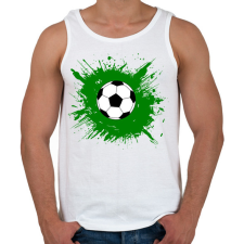 PRINTFASHION Focis - Férfi atléta - Fehér atléta, trikó