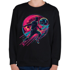 PRINTFASHION Focis póló - Gyerek pulóver - Fekete gyerek pulóver, kardigán