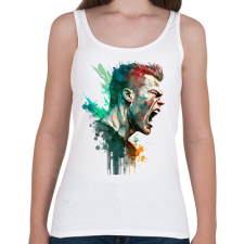 PRINTFASHION Focisa - Női atléta - Fehér női trikó