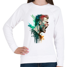 PRINTFASHION Focisa - Női pulóver - Fehér