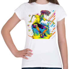 PRINTFASHION Focista - Női póló - Fehér