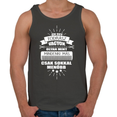 PRINTFASHION Fodrász vagyok - Férfi atléta - Sötétszürke