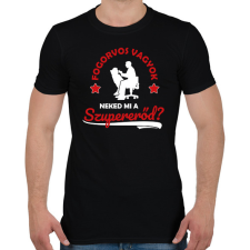 PRINTFASHION Fogorvos vagyok - Férfi póló - Fekete férfi póló