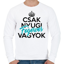 PRINTFASHION Fogorvos vagyok! - Férfi pulóver - Fehér férfi pulóver, kardigán