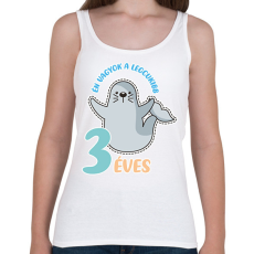 PRINTFASHION Fókás szülinap - Női atléta - Fehér