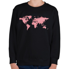 PRINTFASHION Föld - Gyerek pulóver - Fekete