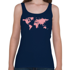 PRINTFASHION Föld - Női atléta - Sötétkék