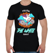 PRINTFASHION follow - Férfi póló - Fekete férfi póló