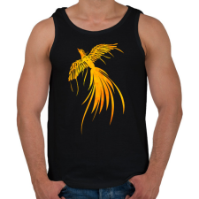 PRINTFASHION Főnix - Férfi atléta - Fekete atléta, trikó