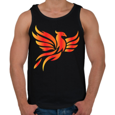 PRINTFASHION Főnix  - Férfi atléta - Fekete atléta, trikó