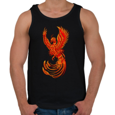 PRINTFASHION Főnix - Férfi atléta - Fekete atléta, trikó
