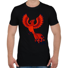 PRINTFASHION Főnix  - Férfi póló - Fekete férfi póló