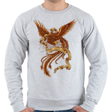PRINTFASHION Főnix - Férfi pulóver - Sport szürke férfi pulóver, kardigán