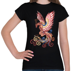 PRINTFASHION Főnix  - Női póló - Fekete