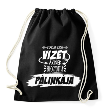 PRINTFASHION Fontos pálinka infó! - Sportzsák, Tornazsák - Fekete tornazsák