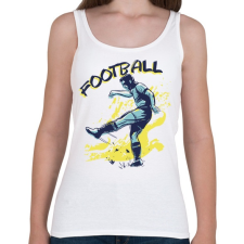 PRINTFASHION Football sport - Női atléta - Fehér női trikó