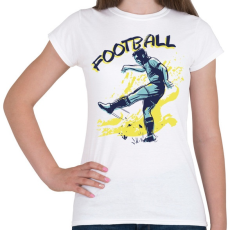 PRINTFASHION Football sport - Női póló - Fehér