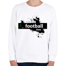 PRINTFASHION footballtime - Gyerek pulóver - Fehér