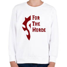 PRINTFASHION For the Horde - Gyerek pulóver - Fehér