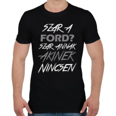 PRINTFASHION Ford - Férfi póló - Fekete