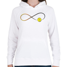 PRINTFASHION Forever5 - Női kapucnis pulóver - Fehér női pulóver, kardigán