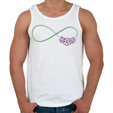 PRINTFASHION Forever6 - Férfi atléta - Fehér