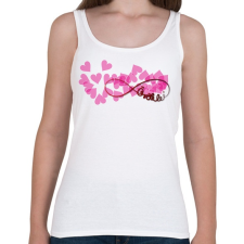 PRINTFASHION Forever7 - Női atléta - Fehér női trikó