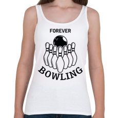 PRINTFASHION Forever bowling - Női atléta - Fehér