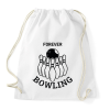 PRINTFASHION Forever bowling - Sportzsák, Tornazsák - Fehér