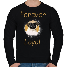PRINTFASHION forever loyal - Férfi pulóver - Fekete férfi pulóver, kardigán