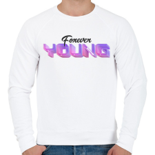 PRINTFASHION foreveryoung - Férfi pulóver - Fehér férfi pulóver, kardigán