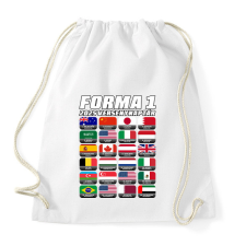 PRINTFASHION Forma 1 2025 versenyek - Sportzsák, Tornazsák - Fehér tornazsák